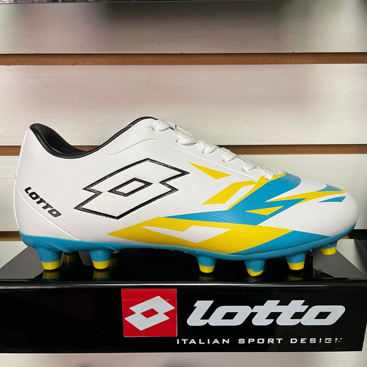 Zapato Fútbol Juvenil Lotto - Siro JR FG Blanco