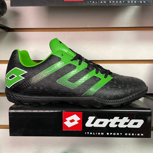 Zapato Baby Futbol Hombre Lotto - Maestro 700 V TF Negro Verde