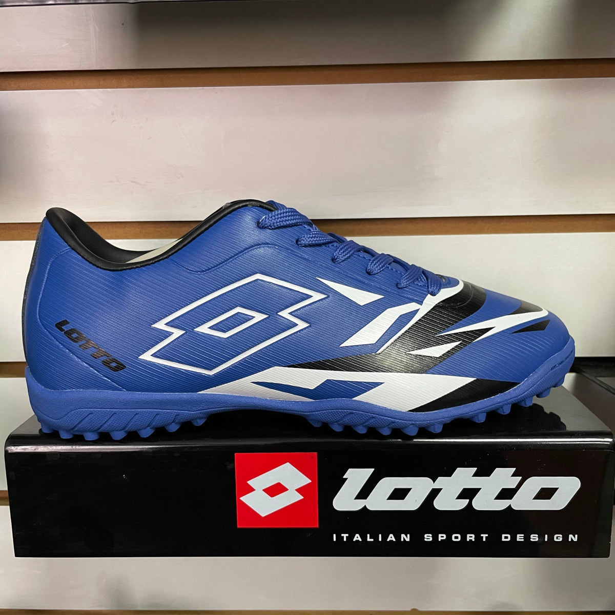 Zapato Baby Fútbol Juvenil Lotto - Siro JR TF Azul