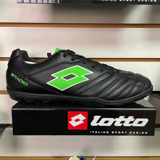 Zapatilla Baby Futbol Hombre Lotto - Stadio 705 TF Negro Verde