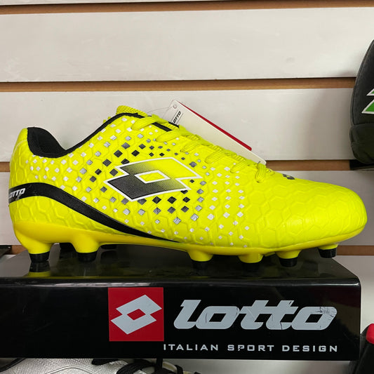Zapato Futbol Hombre Lotto Zenda FG Amarillo Negro