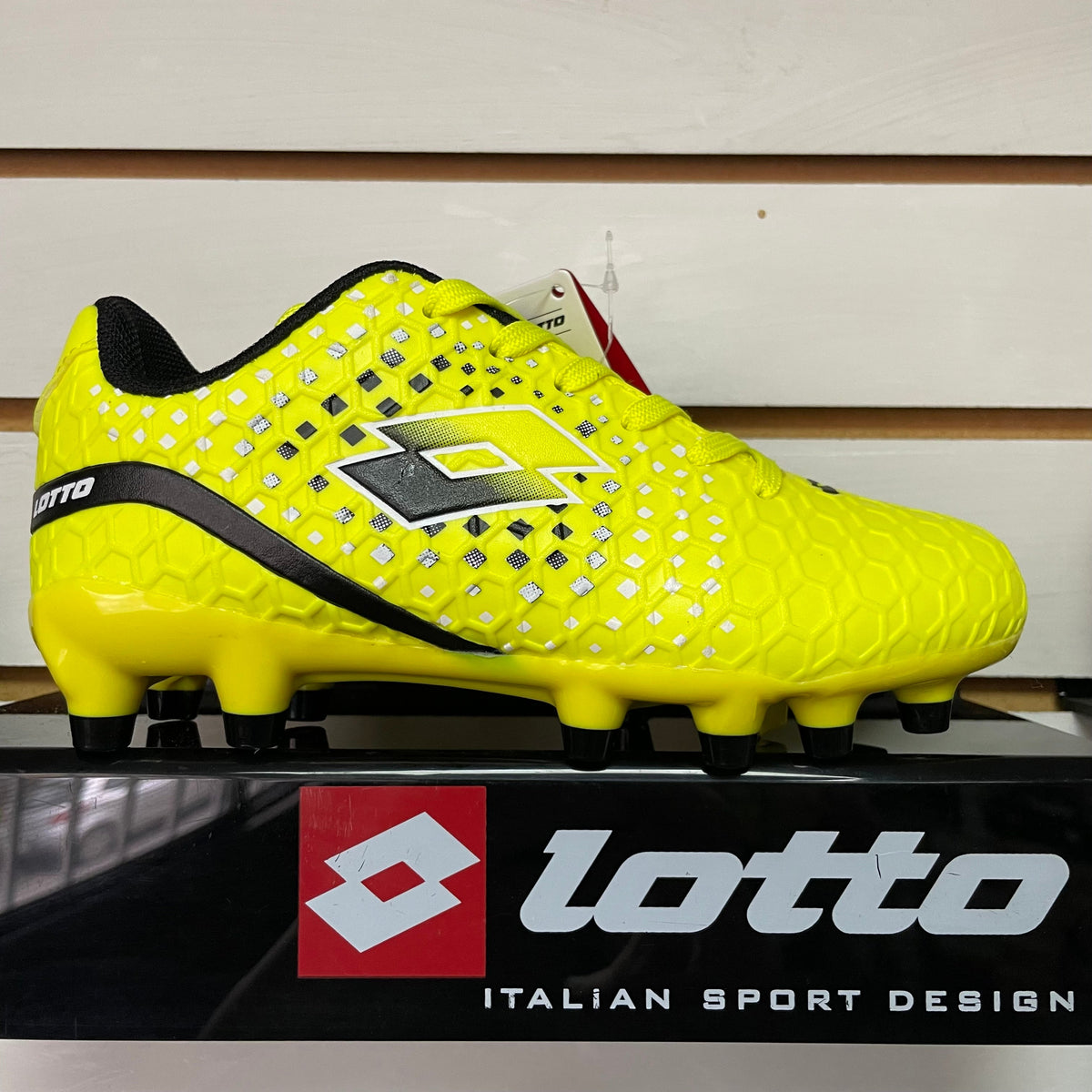 Zapato Futbol Infantil Lotto - Zenda FG Amarillo Negro